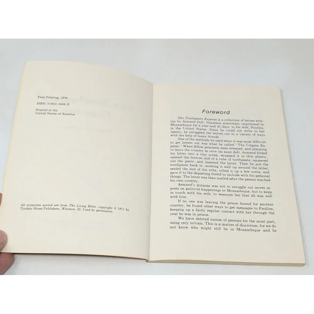 The Toothpaste Express Armand Doll Letters from Prison Missionary Memoir‎ Signed